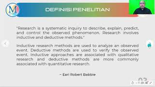 Pertemuan 1 Metode Penelitian