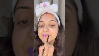 💜+🩷+❤️=????What Next….(Viewers Requested)#viral #shorts #makeup #lipstickhacks