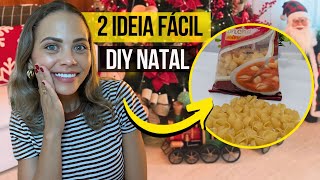 2 Ideias INCRÍVEIS de DECORAÇÃO para o NATAL🎄DIY Natal 2024/2025✨ Ideias Baratinhas para o Natal