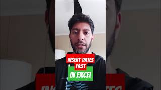 R U Still Manually Typing out dates in EXCEL? This shortcut is for you! #shorts