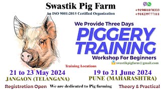 Pig Farming offline Training in Telangana & Maharashtra #swastikpigfarm #piggery #piggerybusiness