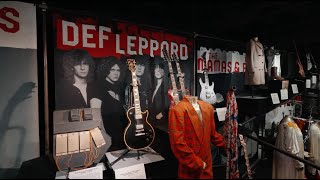 DEF LEPPARD Tour the Rock & Roll Hall Of Fame