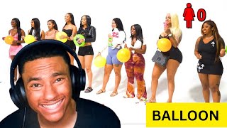 FAT GIRL IS TRIPPING! Pop The Least Attractive Persons Balloon Or Find Love! REACTION