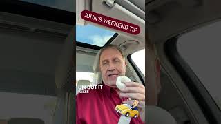 John’s weekend tip.  Driving Safety