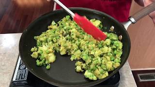 Potato and Pea Filling in English