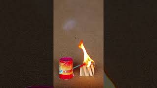 Mine of stars Fireworks Cracker vs Matchstick | #shorts  #diwali