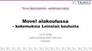 TEKO-webinaari: Move! alakoulussa