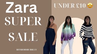 HUGE ZARA TRY ON HAUL | Super summer sale | All items under £10.00 | Fashion you will love