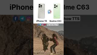 iphone 15 vs Realme C63 #shorts #trendingshorts #iphone #r2h