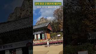 [풍경] 경북 청송 주왕산과 대전사 🍁