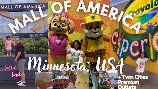 🇺🇸🇵🇭USA Vlog: MALL of AMERICA (MOA), Nickelodeon Universe + Twin Cities Premium Outlets