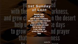 Sunday prayer