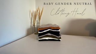 Minimalist Baby Clothing Haul | Gender Neutral