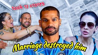 SHIKHAR DHAWAN'S DIVORCE CASE IS MESSED UP: PAID 13 CRORES FOR STEP DAUGHTER'S MAINTENANCE