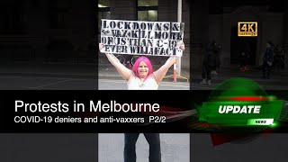 NEWS Update Aug 21 - So called “Freedom" Protest (Anti Lockdown & Vaccination) Melbourne CBD p2