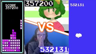 NES Tetris - KIBI CHASEDOWN vs Dan in CTM CT-T2