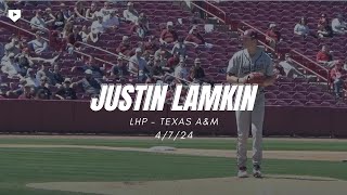 LHP Justin Lamkin, Texas A&M - 4/7/24