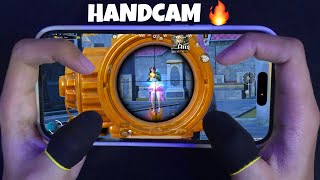 BEST FIGHT in GAMEPLAY 4 Finger + Gyro ❤️ HANDCAM iPhone 14 Pro