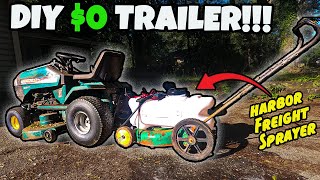 Redneckery 101 - DIY Mower Trailer Build - (Cheap & Easy)