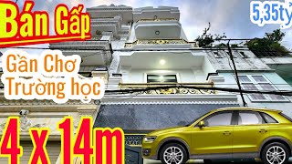 (Giảm 150triệu)  Bán gấp Nhà Bình Tân: 56m², 4 tầng... Đẹp giá rẻ Sát Chợ Bình Thành