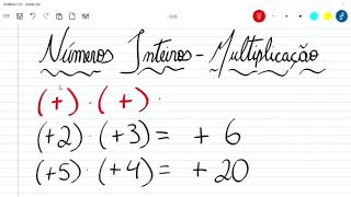 DICA!! Multiplicação de NÚMEROS INTEIROS!!