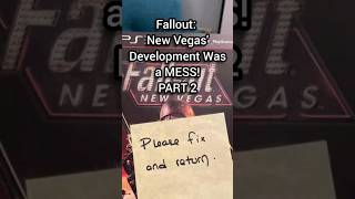 New Vegas' Development was a Nightmare... (Part 2) #fallout #NewVegas #Bethesda #Obsidian