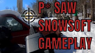 SUPPRESSED P* SAW SNOWSOFT *AIRSOFT GAMEPLAY*