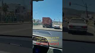 boy is counted under a truck during the journey Part1