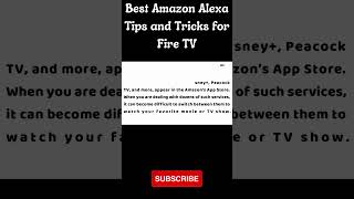 PLAY A MOVIE OR TV SHOW USING ALEXA || Amazon Alexa Tips and Tricks for Fire TV #shortvideo #shorts