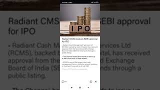 Radiant CMS receives Sebi approval for IPO