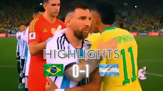 HIGHLIGHTS | Brazil 0 - 1 Argentina | Otamendi Goal dan GELUT