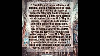 2 Por qué los católicos guardan el domingo en ve del sábado?#jesus #iglesia #catolicos #defensa