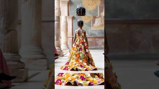 A Floral Queen's Walk Through History"#cute #fun #royalty #queen #shorts