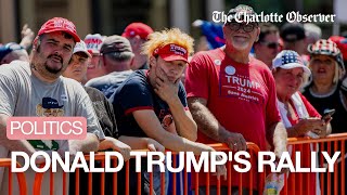 Scenes From Donald Trump's Rally In Asheville, NC