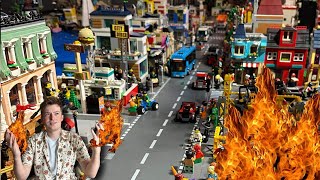 Brick By Brick This City Will Fall! Destroying LEGO City Part 5