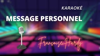 Françoise Hardy - Message personnel (Karaoké)