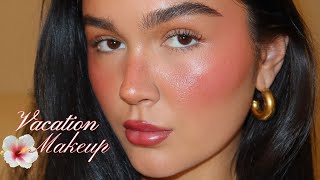 the only makeup look u need this summer! dewy burnt blush look