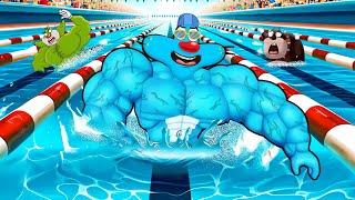 Roblox Oggy Become World Strongest Swimmer With Jack