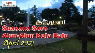 Alun Alun Kota Batu Suasana Sore - Malam