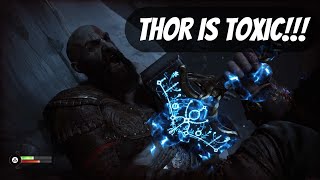 Thor is a TOXIC NPC!!! | God of War Ragnarök - PS5 60FPS