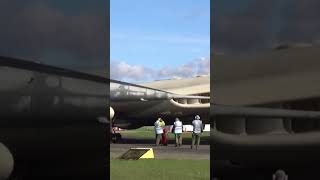 Flames fly out of the engine on the Victor