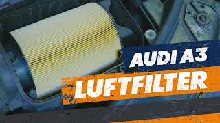 Luftfilter wechseln - Audi A3 [Anleitung]