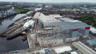 Glasgow frigate factory nears completion