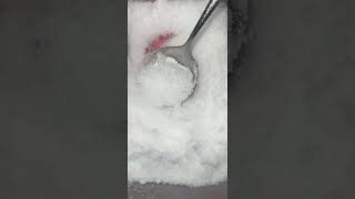 Ice ASMR frozen freezer eating #iceasmr #icebites #asmreating