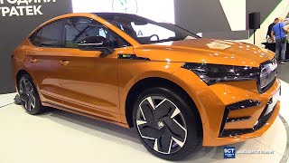 2022 Skoda Enyaq Coupe iV - Exterior and Interior Walkaround - World Premiere 2022 Sofia Motor Show