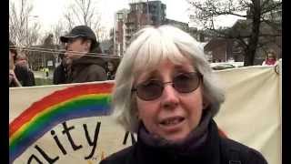 UAF Swansea 9th March 2013 'white pride' counter demo (SwanseaTelly Archive 2010 - 2014