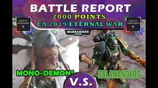 Demons vs Salamanders - 1k Eternal War double battle report