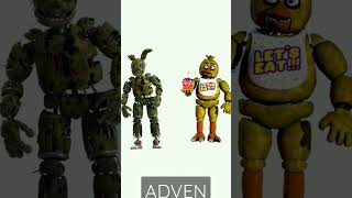 FNAF AR EDIT💥💯 spring trap vs fnaf 1 who is strong #fnafar #shorts