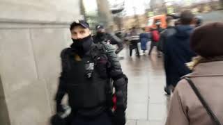 Митинг Свободу Навальному СПб - короткое видео