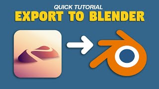 How to Export from Nomad to Blender